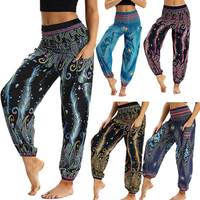 Women Casual Loose Hippy Yoga Pants - yogashopstar.com