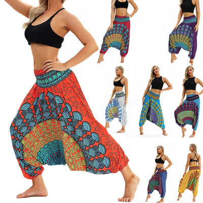 Women Casual Loose Yoga Trousers - yogashopstar.com