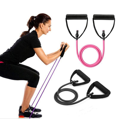 Yoga Pull Rope Elastic Resistance Bands Fitness Workout Exercise - yogashopstar.com