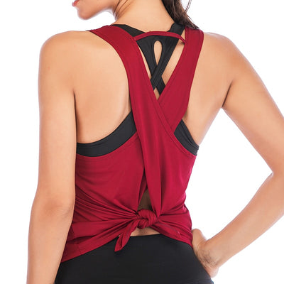 Yoga Vest Sport Tank Top - yogashopstar.com