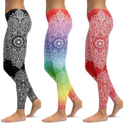 Mandala Fitness Yoga Pants - yogashopstar.com