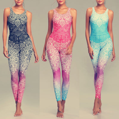 Mandala Print Yoga Set - yogashopstar.com